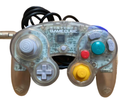 Nintendo GameCube GC Controller White Silver Orange Emerald Club Mario Red Green - Image 1 of 3