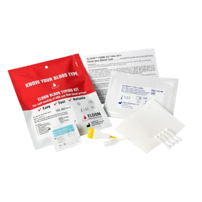Eldoncard Complete Blood Type Test | A,B,O,AB & Rh | 1,2,3,5 Home Packs - Image 1 of 4