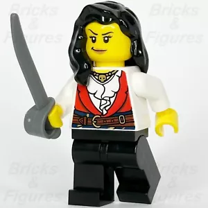 LEGO® Pirate Minifigure Pirates Imperial Soldiers Lady Anchor Female 10320 pi189 - Picture 1 of 3