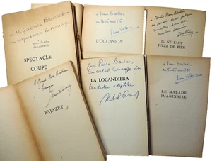 Bon lot de livres théâtre dédicacés. Musset, Mérimée, Racine, Molière - Picture 1 of 5