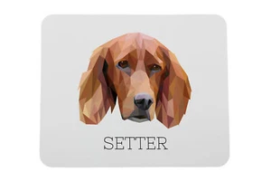 Engelse setter geometrische onderlegger Art-Dog - Afbeelding 1 van 4