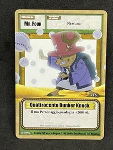 ONE PIECE TCG PROMO QUATTROCENTO BUNKER KNOCK RK-W21 ITA NM - Picture 1 of 2