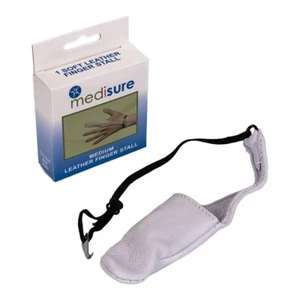 Medisure Soft Leather Finger Stall, Protect dressings - Picture 1 of 3