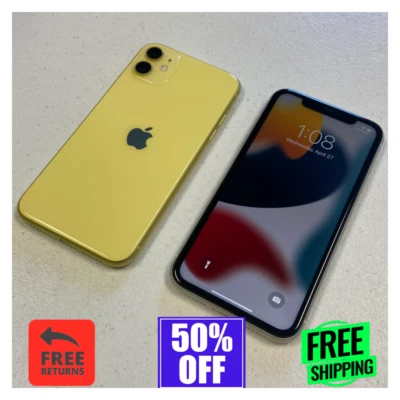 Apple iPhone 11 64GB/128GB - 无锁版,状况完好 - 黑色、白色、红色 — 第 1/4 张图片