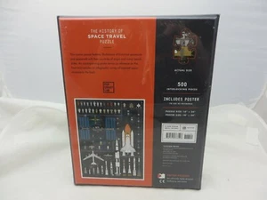 History of Space Travel Puzzle: Astronomical Jigsaw Puzzle and Poster by Pop Cha - Imagen 1 de 2