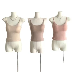 with Chest Pads Beautiful Back Sling Summer Sleeveless Top Short Top Street - Picture 1 of 10