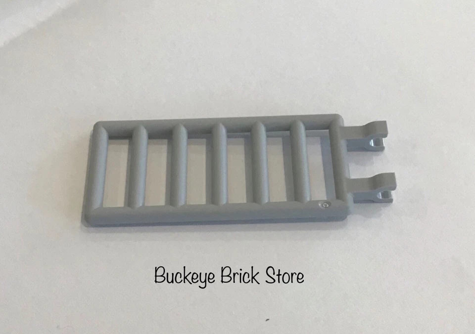 Lego NUEVO Parte 6020 Escalera Gris Azulado Claro con 2 Clips Foto 1 de 1