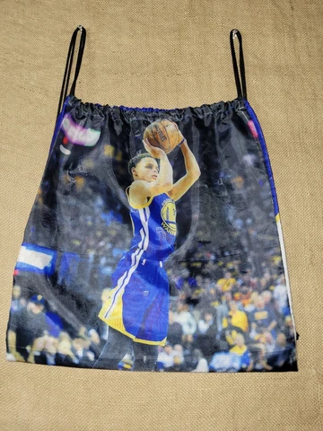 Stephen Curry Drawstring Backback Sack Tote Double Sided Cover