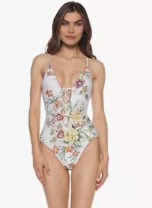 Isabella Rose Cross Back Costume da bagno unico pezzo, multi, donna Med - Foto 1 di 2
