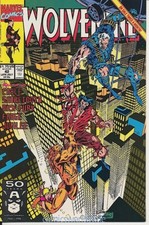 Wolverine #42 (1991 1st Series) NM-, Cable, Sabretooth, Jubilee, Forge, Fury