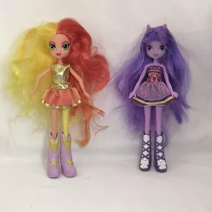 2013 MLP Original Series Equestria Girls Sunset Shimmer & Twilight Sparkle 2 Pk - Picture 1 of 9