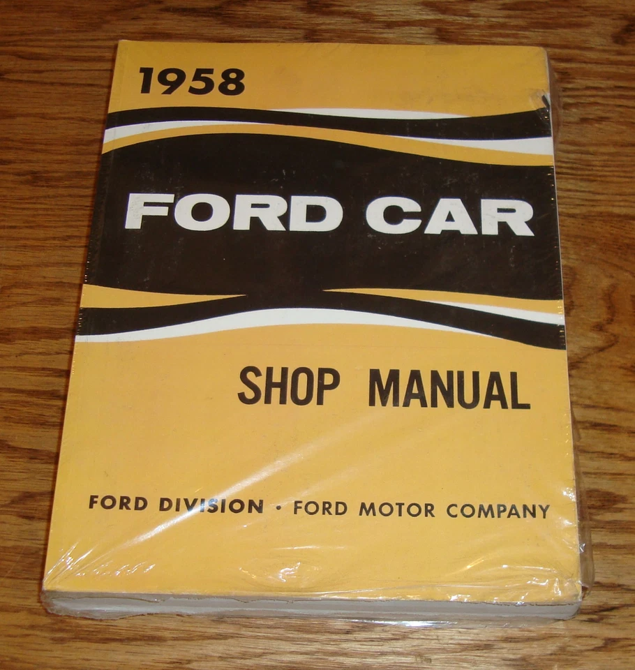1958 Ford Car Shop Service Manual 58 Fairlane - Image 1 of 1