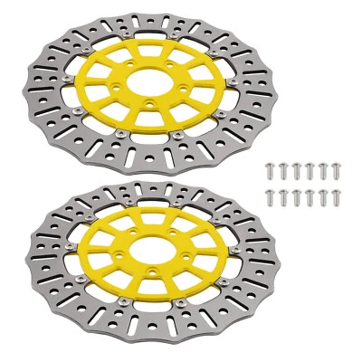 Pair of Front Brake Disc 299mm for Harley Davidson Softail Dyna 2015-2024 5.0mm - Image 1 of 4