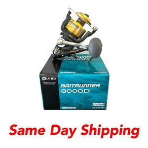 NEW SHIMANO BAITRUNNER 8000D SALTWATER SPINNING REEL 4.8:1 MODEL BTR-8000D - Picture 1 of 4