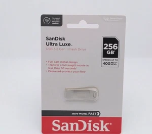 SanDisk Ultra Luxe USB 3.2 Gen 1 Flash Drive 256GB - Bild 1 von 2