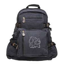 Bulbasaur Sport Heavyweight Canvas Backpack Bag