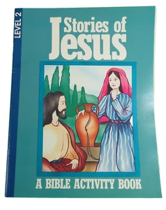 VTG Stories of Jesus A Bible Activity Book 1986 Unmarked Level 2 Ages 5-8 - Picture 1 of 4