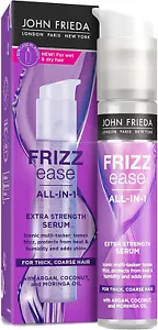 John Frieda Frizz Ease Extra Strength 6 Effects Serum For Thick Coarse Frizzy H - Picture 1 of 6