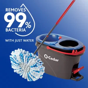 Easy Wring Rinse Clean Deep Clean Microfiber Spin Mop and Bucket System (The ... - Picture 1 of 12