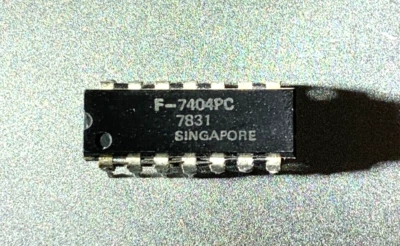 Fairchild 7404-PC шестигранный инвертор винтажный IC - Изображение 1 из 2