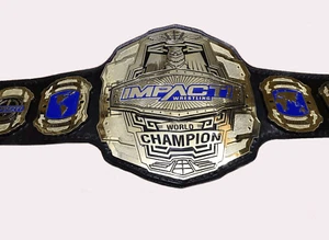 IMPACT-WORLD-CHAMPIONSHIP-CINTURA-4MM-OTTONE-PROFONDA-INCISIONE-ORO-PLACCATO-REPLICA - Foto 1 di 5