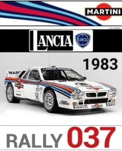 LANCIA 037 RALLY MITICA E FAVOLOSA locandina auto classiche 42 x 29 cm - Foto 1 di 2