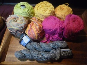 Lot: 7 colors of Berroco Weekend  75% Acrylic 25% Cotton Total 9 items - Picture 1 of 4