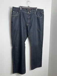Enyce Jeans Y2K Mens 46x34 Baggy Wide Leg Hip Hop Streetwear Skater Baggy Blue - Picture 1 of 20