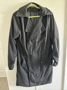 YZW Tuxedo Cut Wool Pea Coat EUC XL - Bild 1 von 4