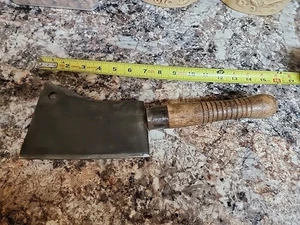 Antica Coppa del Mondo in acciaio fuso. Beatty & Son #5 Mannaia per carne lama 7" Chester PA.  - Foto 1 di 5