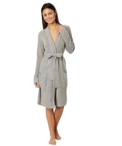 Bata acanalada Barefoot Dreams para mujer CozyChic Lite talla: L-XL gris paloma nueva con etiquetas - Imagen 1 de 3
