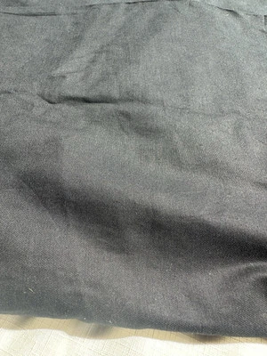 2 And 7/8 Yards Of Black Cotton Fabric - Image 1 of 3