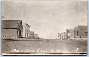 Postal RPPC SD Rosholt South Dakota Main Street marzo 1914 condado de Roberts R104 - Imagen 1 de 2