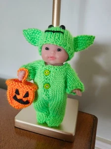 Puppenkleidung Halloween Outfit passt Babypuppe mollig Berenguer 5" Outfit nur - Bild 1 von 2