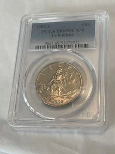 1992-S Columbus Half Dollar PCGS PR69DCAM - Picture 1 of 1