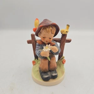 Vintage Hummel She Loves Me She Loves Me Not Boy Figurine 174 W Germany - Picture 1 of 7