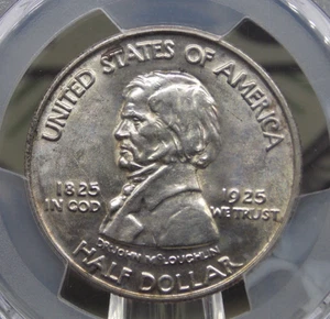 1925 Commemorative *FORT VANCOUVER* Half Dollar 50c PCGS MS63 #556 BU ECC&C, Inc - Picture 1 of 5