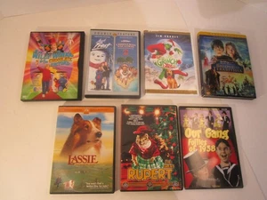 CHILDRENS DVD LOT  OF 7  Willy Wonka & the Chocolate Factory  Snap Case) + BV70 - Imagen 1 de 1