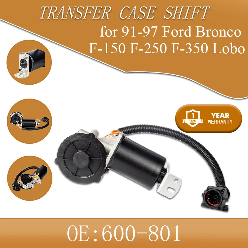 Motor de cambio de caja de transferencia para 91-97 Ford Bronco F-150 F-250 F-350 Lobo 600-801 Foto 1 de 4