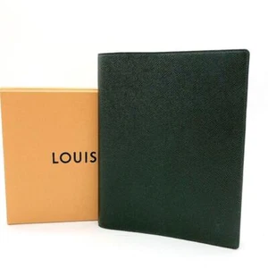 LOUIS VUITTON notebook cover Agenda Bureau Taiga tear about 1cm - Picture 1 of 9