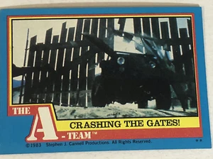The A-Team Trading Card 1983 #50 Crashing The Gates - Bild 1 von 2