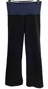 Lululemon Wide Leg Flare Yoga Pants Womens 6 Leggings Black Pants 25” Inseam Y2K - Picture 1 of 7