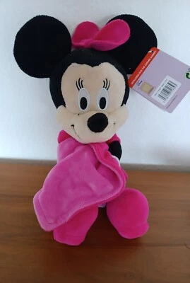 Minnie Mouse Disney Plüsch Figur Stofftier Plüschtier  mit Schnuffeltuch 36 cm - Bild 1 von 4