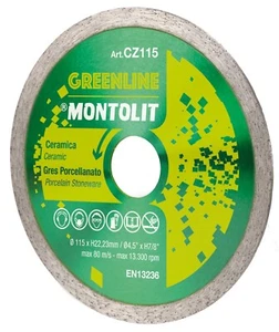 DISCO DIAMANTATO MONTOLIT CERMONT CZ X GRES E CERAMICA X SMERIGLIATRICE - Picture 1 of 5