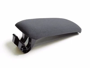 AUDI A3 8P 03-12 NEW GENUINE BLACK TEXTILE CLOTH ARMREST LID 8P0864245P 8E1 - Picture 1 of 3