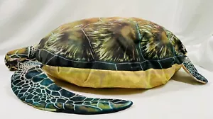 TREE HOUSE KIDS GIANT LIFELIKE STUFFED SEA TURTLE TOY PLUSH 33” - FAST SHIPPING! - Picture 1 of 10