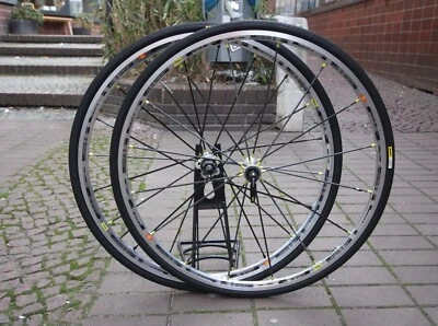 Mavic R-SYS SSC Tracomp Silver Wheel Set / 700C 28" Clincher / Campagnolo SLR SL - Bild 1 von 4