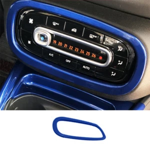 For Benz Smart Fortwo 2015-2020 Navy Blue Central Console AC Switch Panel Trim - Foto 1 di 6