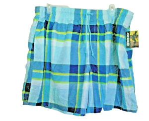 Traje de baño para hombre azul a cuadros talla XXL (2 XL) Joe Boxer NUEVO - Imagen 1 de 2