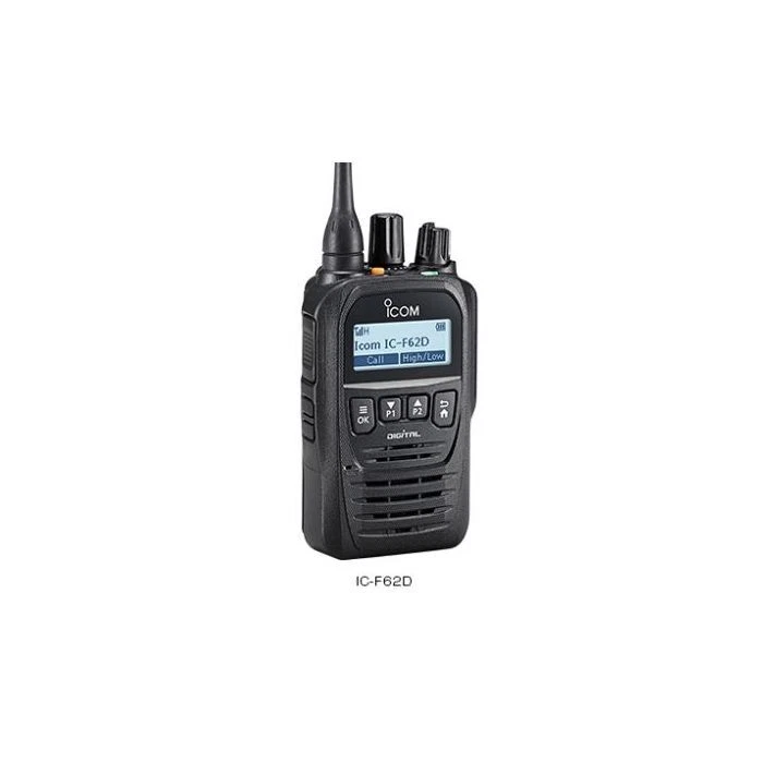 ICOM F62D 17 UHF 400-470MHz 512 Channel 5W Waterproof Digital Two-Way Radio with - Image 1 of 1